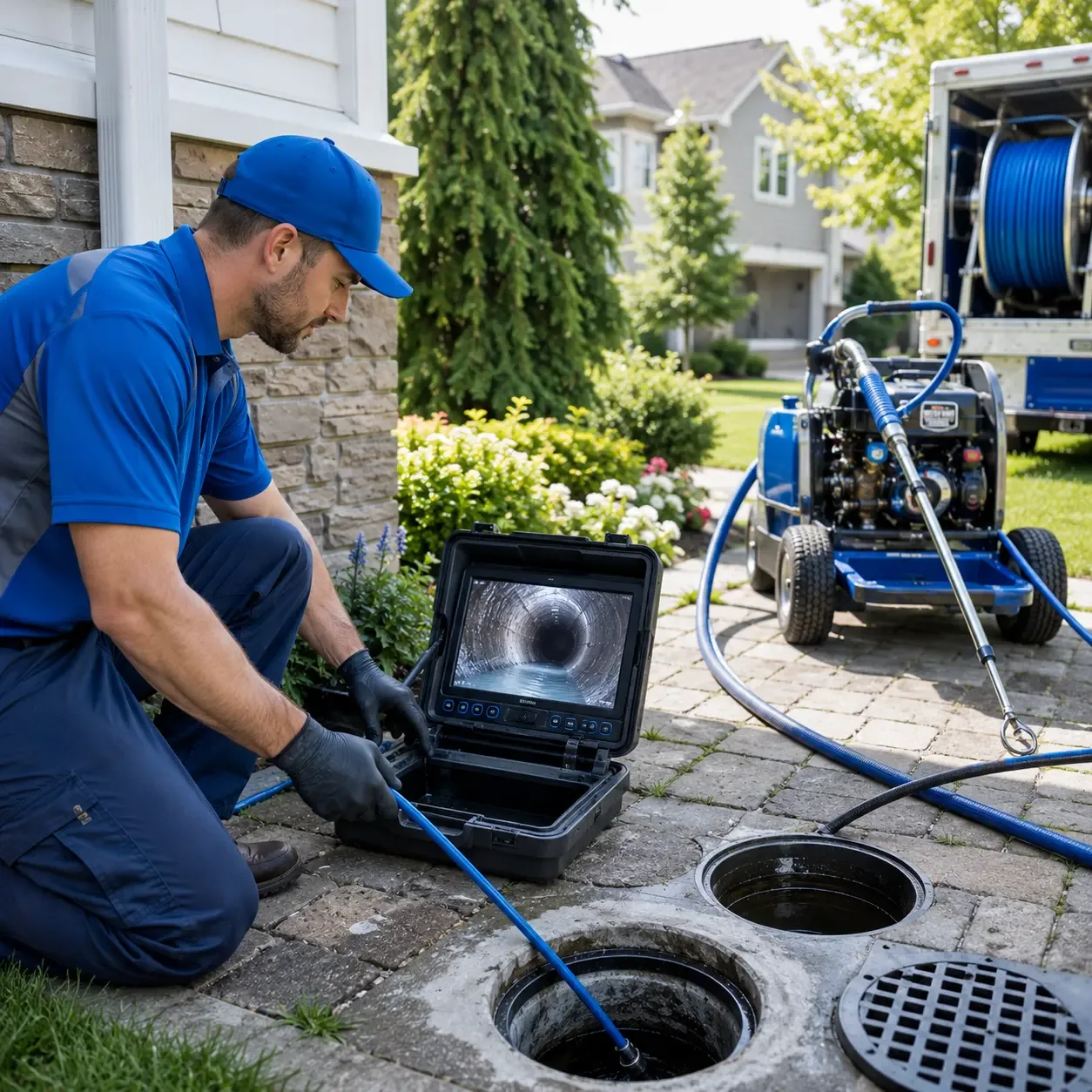 Outdoor drain cleaning professionals serving Madison, NJ
